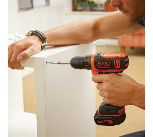 Дриль-шуруповерт акумуляторний BLACK+DECKER BDCDD12B