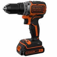 Аккумуляторная бесщеточная дрель-шуруповерт BLACK+DECKER BL186KB