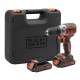 Аккумуляторная бесщеточная дрель-шуруповерт BLACK+DECKER BL186KB