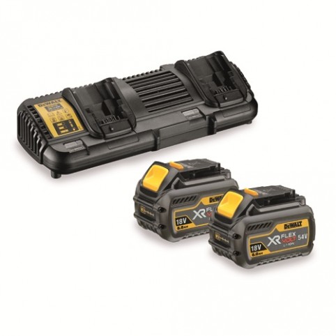 Зарядное устройство + 2 аккумулятора XR FLEXVOLT DeWALT DCB132T2