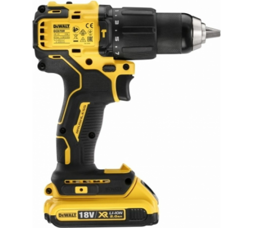 Шуруповерт акумуляторний безщітковий DeWALT DCD709D2T