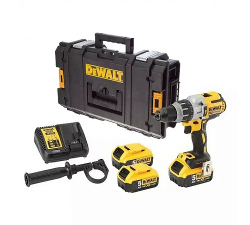 Акумуляторний ударний безщітковий дриль-шуруповерт DeWALT DCD996P3K