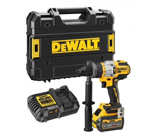 Акумуляторний ударний безщітковий дриль-шуруповерт DeWALT DCD999T1