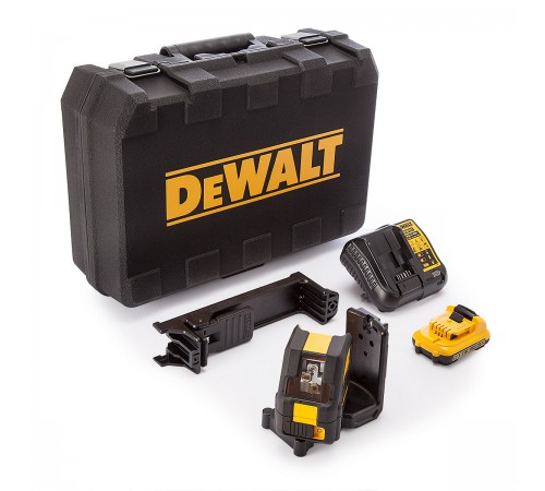 Лазерний нівелір, що самовирівнюється 2-х площинний DeWALT DCE088D1G