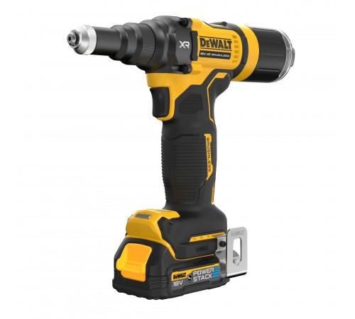 Заклёпочник аккумуляторный бесщёточный DeWALT DCF403E1GT