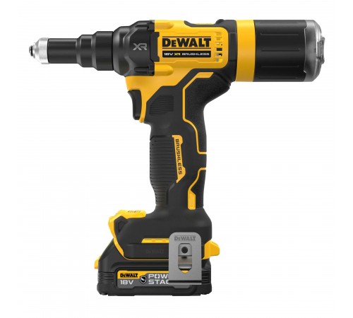 Заклёпочник аккумуляторный бесщёточный DeWALT DCF403E1GT