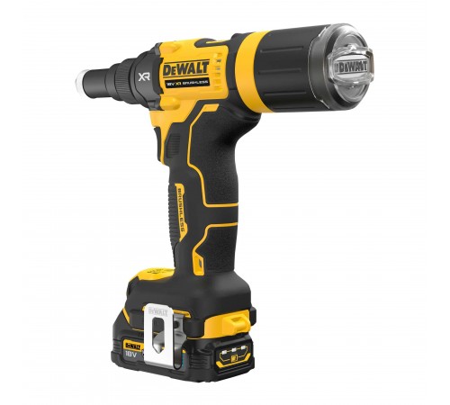 Заклёпочник аккумуляторный бесщёточный DeWALT DCF403E1GT