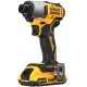 Шуруповерт ударный аккумуляторный бесщёточный DeWALT DCF840D2T