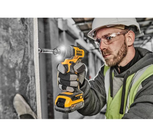 Дриль-шуруповерт акумуляторний безщітковий DeWALT DCD800H2T+DCF840N