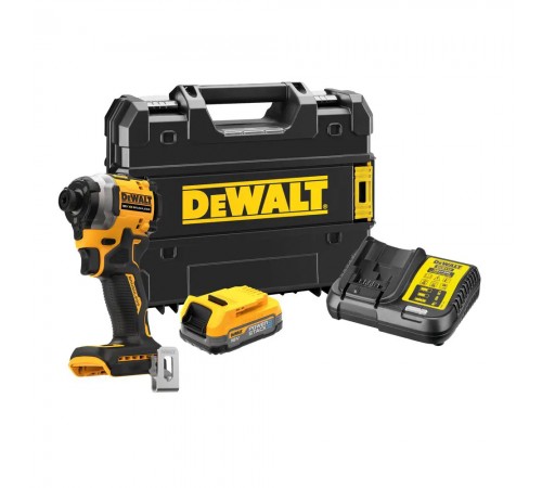 Шуруповерт аккумуляторный ударный бесщёточный DeWALT DCF850E1T