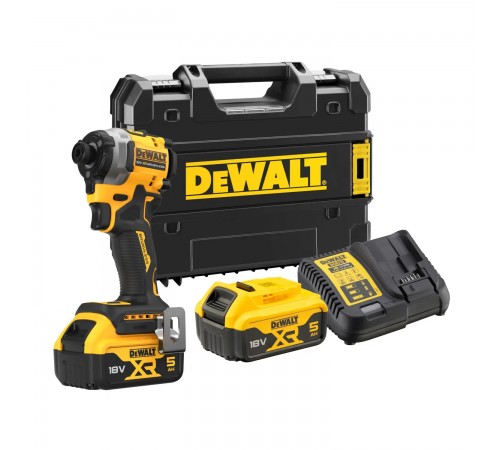 Шуруповерт акумуляторний ударний безщітковий DeWALT DCF850P2T