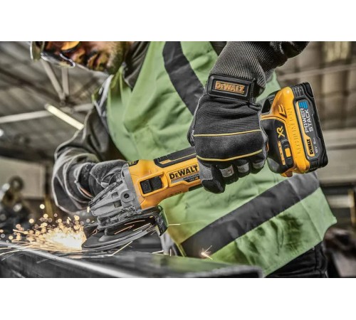 Акумуляторна кутова шліфувальна машина (болгарка) DeWALT DCG405H2T