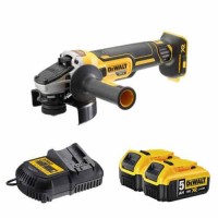 Аккумуляторная угловая шлифмашина (болгарка) DeWALT DCG405P2