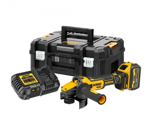 Шліфмашина кутова - болгарка акумуляторна безщіткова DeWALT DCG409T1