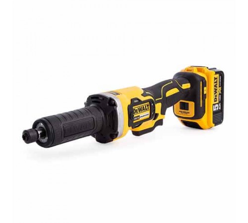 Акумуляторна прямошліфувальна машина DeWALT DCG426P2