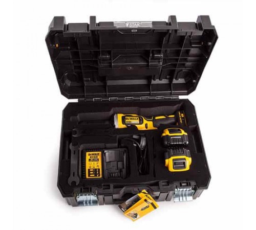 Акумуляторна прямошліфувальна машина DeWALT DCG426P2