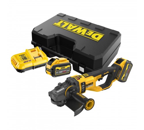 Акумуляторна кутова шліфувальна машина (болгарка) безщіткова DeWALT DCG460X2