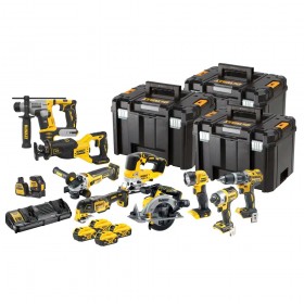 Набір з десяти акумуляторних інструментів DeWALT DCK1012P4T