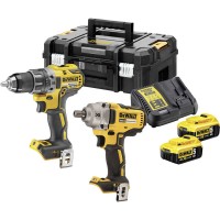 Набор из двух инструментов с бесщеточным двигателем DeWALT DCK2077P2T