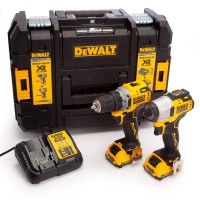 Набор из двух аккумуляторных бесщеточных инструментов DeWALT DCK2110L2T