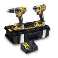 Набор DeWALT DCK266D2 из двух инструментов с бесщеточным двигателем, ударная дрель-шуруповерт DCD796 и ударный шуруповерт DCF887