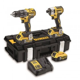 Набор DeWALT DCK266P3 из двух инструментов с бесщеточным двигателем, ударная дрель-шуруповерт DCD796 и ударный шуруповерт DCF887