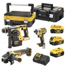 Набір із трьох інструментів безщіткових DeWALT DCK305P3T