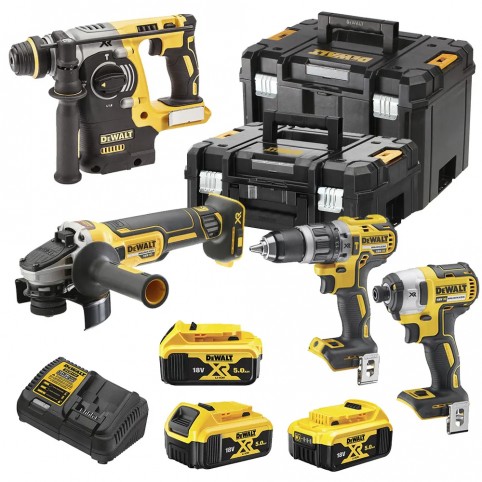 Набор из четырех инструментов бесщёточных DeWALT DCK422P3T