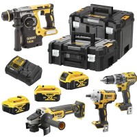 Набор из четырех инструментов бесщёточных DeWALT DCK428P3T