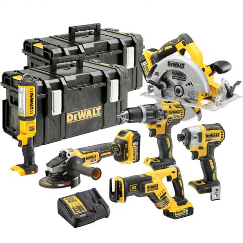 Набор из шести бесщеточных инструментов DeWALT DCK623P3