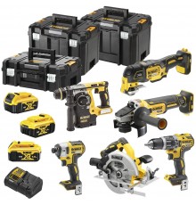 Набір із шести інструментів безщіткових DeWALT DCK685P3T