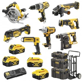 Набір з восьми безщіткових інструментів DeWALT DCK856P4