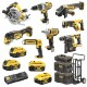 Набір з восьми безщіткових інструментів DeWALT DCK856P4