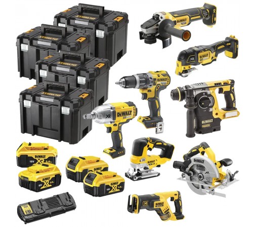 Набір з восьми безщіткових інструментів DeWALT DCK865P4T