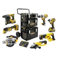 Набор из восьми аккумуляторных бесщеточных инструментов DeWALT DCK897P4