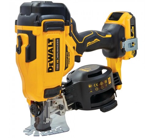 Пистолет гвоздезабивной аккумуляторный бесщёточный DeWALT DCN45RND2