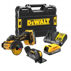 Пила дискова універсальна акумуляторна безщіткова DeWALT DCS438E2T