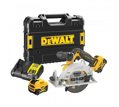 Пила дискова акумуляторна безщіткова DeWALT DCS512P2