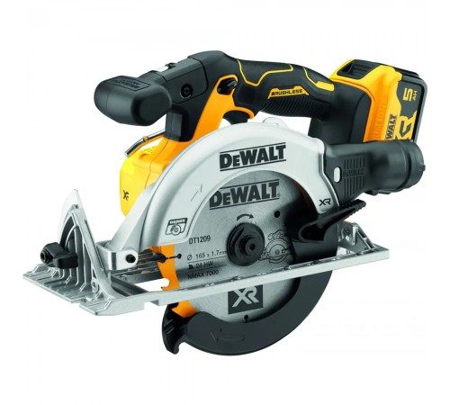 Пила дискова акумуляторна безщіткова DeWALT DCS565P2