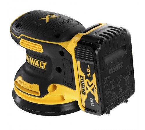 Шліфмашина ексцентрикова акумуляторна безщіткова DeWALT DCW210P2