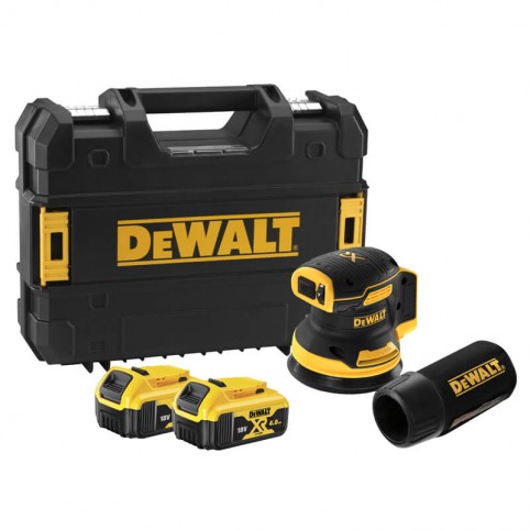 Шлифмашина эксцентриковая аккумуляторная бесщёточная DeWALT DCW210P2