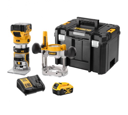 Фрезер багатофункціональний акумуляторний безщітковий DeWALT DCW604P2