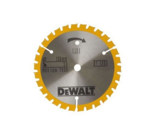 Пиляльний диск DeWALT DT1202XM