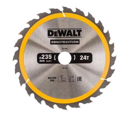 Пиляльний диск DeWALT DT1954