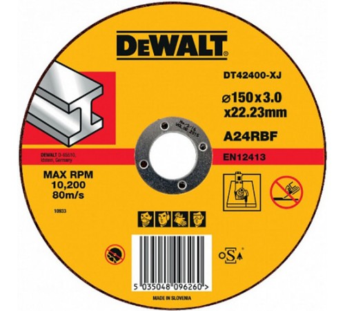 Круг отрезной DeWALT DT42400