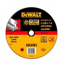 Коло відрізне по металу 230x22.2х1.9мм DeWALT DT43600