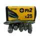 Комплект біт Ph2 DeWALT DT71522