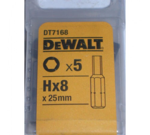 Набор бит TORSION DeWALT DT7168