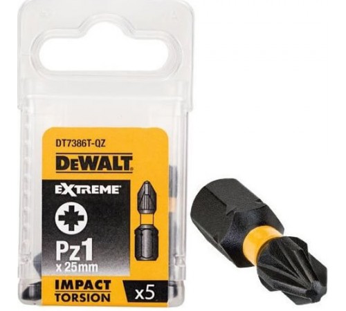 Набор бит IMPACT TORSION EXTREME DeWALT DT7386T