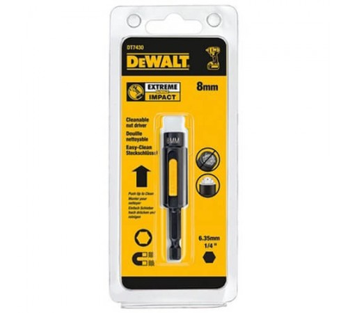 Головка шестигранник магнитная DeWALT DT7430